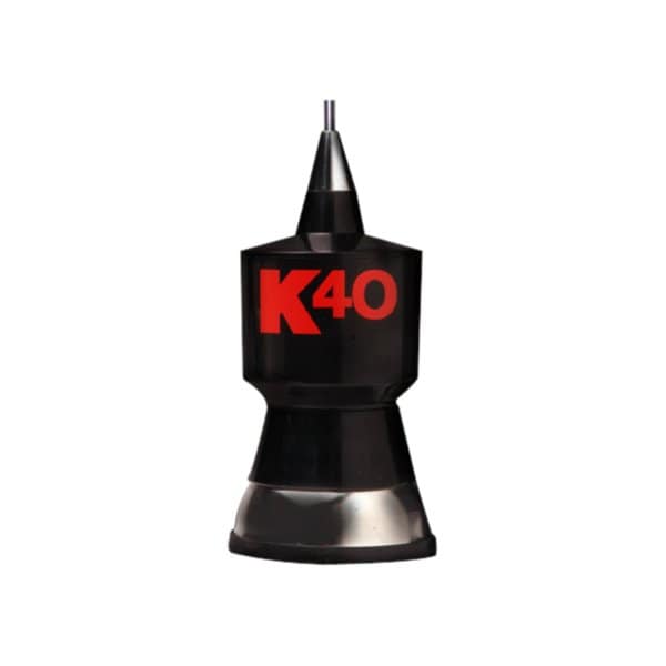 K40 Antennas & Accessories 57.25" Cb Antenna Kit With Stainless Steel Whip, Black W/Red K40 Logo K-40 - main